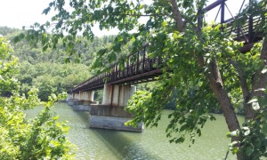 Footbridge on James River