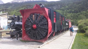 Rotary Plow on train