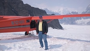 On the Ruth Glacier.