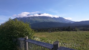 Views of the Chugach Mountains.