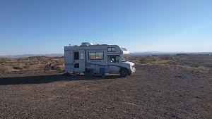 Camp near Parker, AZ
