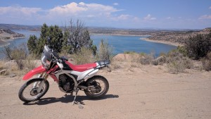 Navajo lake from shortcut road.